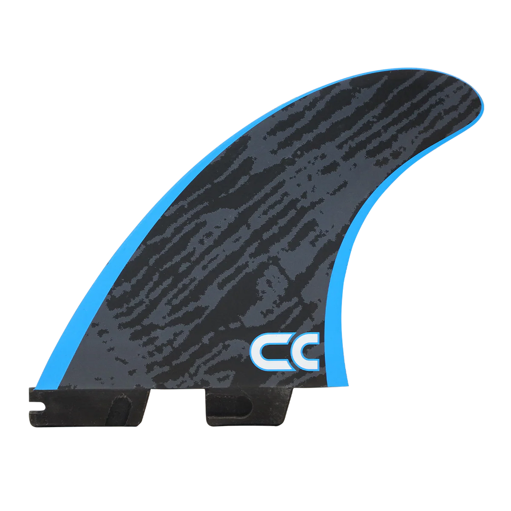 FCS II Crosby Colapinto PC Tri Fins - Black/Blue | FCS | Fin - Northshore Newquay - Surf/Skate Shop