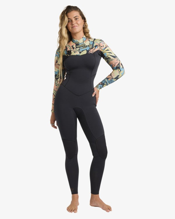 Billabong 4/3mm Salty Dayz 2026 Chest Zip Wetsuit for Women | Billabong | - Northshore Newquay - Surf/Skate Shop