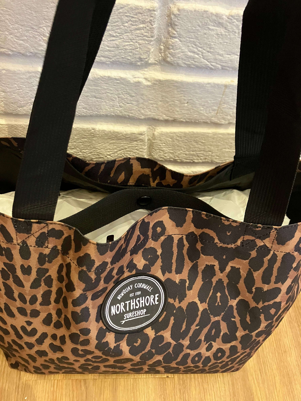 Northshore Carryall Bag - Leopard Print | Northshore Surf Shop | Tote Bag - Northshore Newquay - Surf/Skate Shop