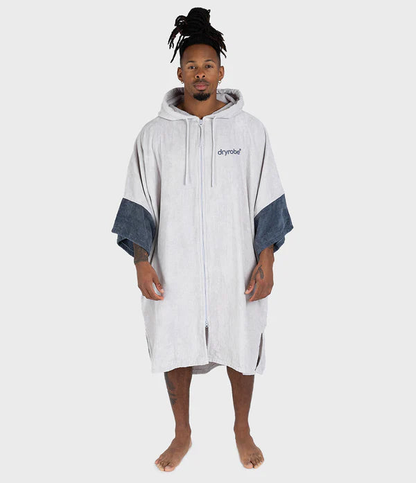 Dryrobe full-zip organic Towel Robe Nimbus cloud - L | Dryrobe | Change Robe