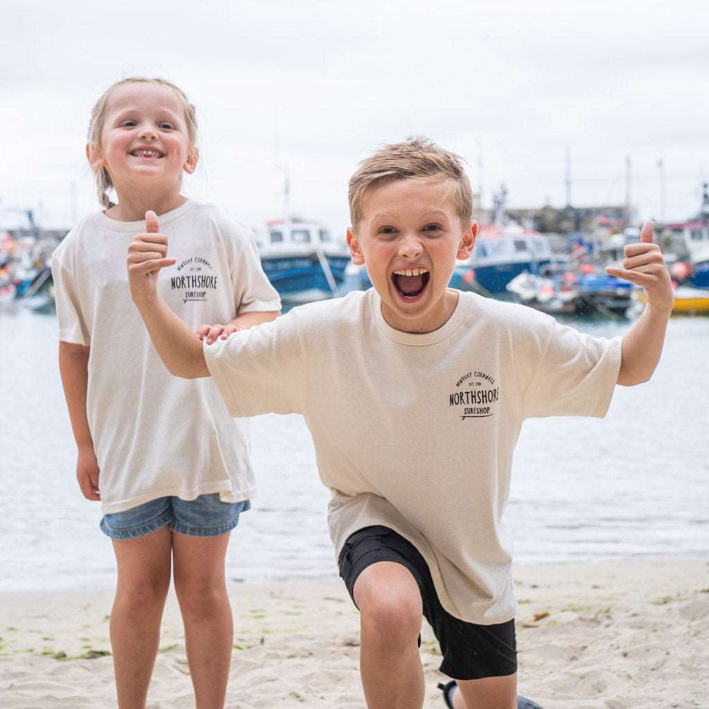 Kids Classic Logo Tee | Natural | Northshore Surf Shop | Kids Clothing - Northshore Newquay - Surf/Skate Shop