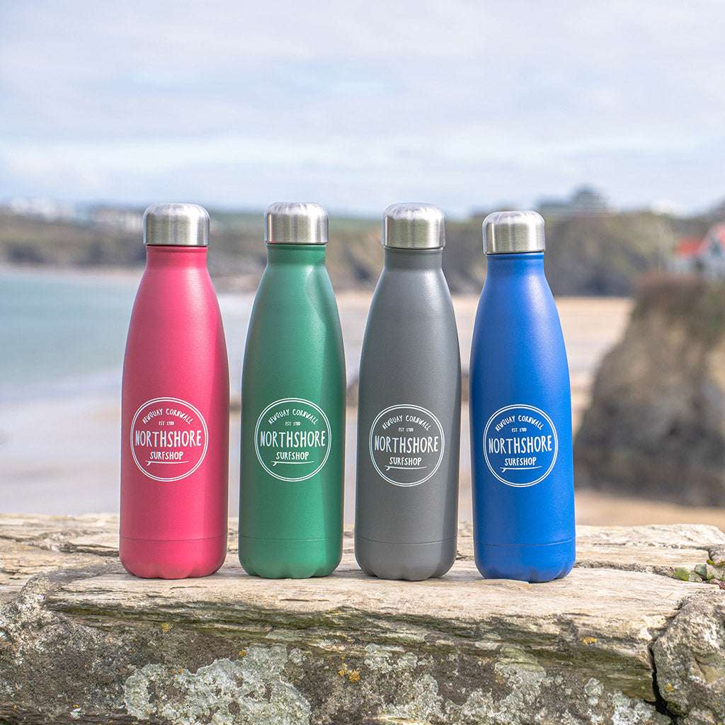 Classic Logo Water Bottle | Northshore Surf Shop | Water Bottle - Northshore Newquay - Surf/Skate Shop