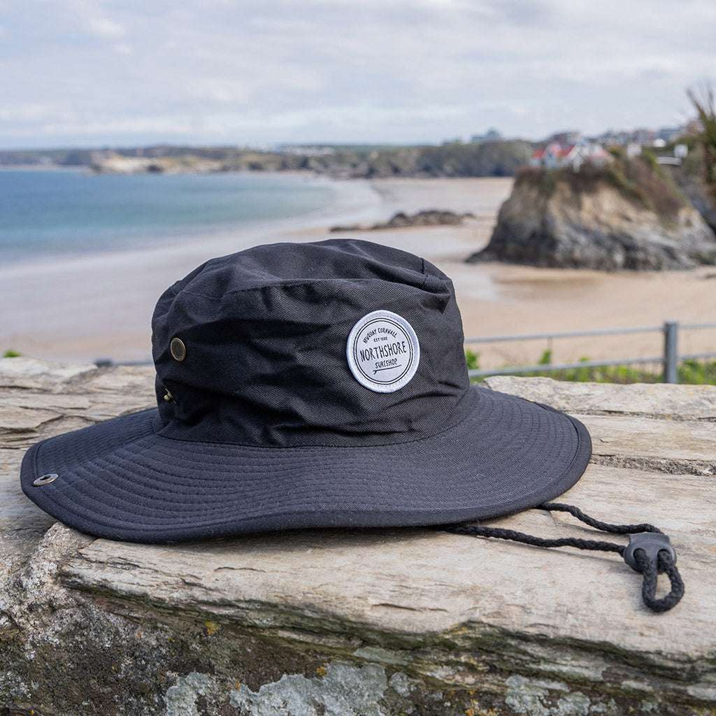 Northshore Classic Boonie Hat Black | Northshore Surf Shop | Bucket hat