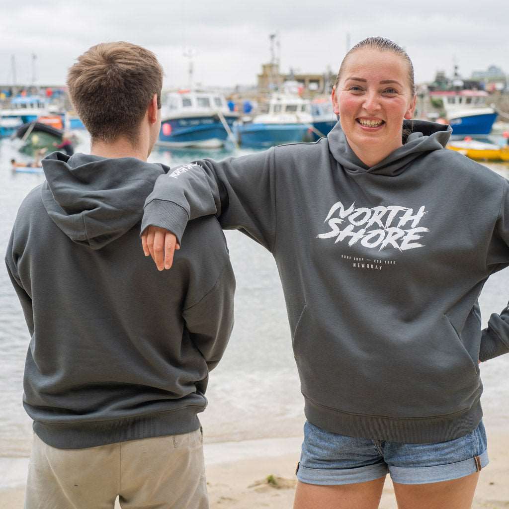 80's Logo Hoodie | Iron Grey | Northshore Surf Shop | Sweatshirt