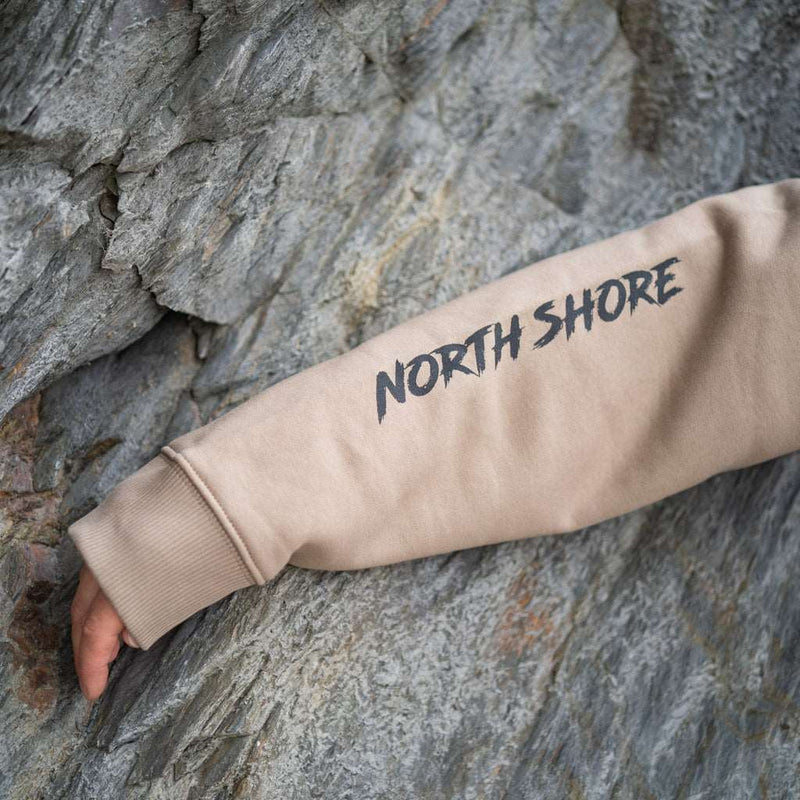80's Logo Hoodie | Driftwood | Northshore Surf Shop | Hoody - Northshore Newquay - Surf/Skate Shop