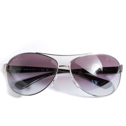 Ray Ban Pilot Sunglasses-Polished Silver | Ray Ban | Sunglasses