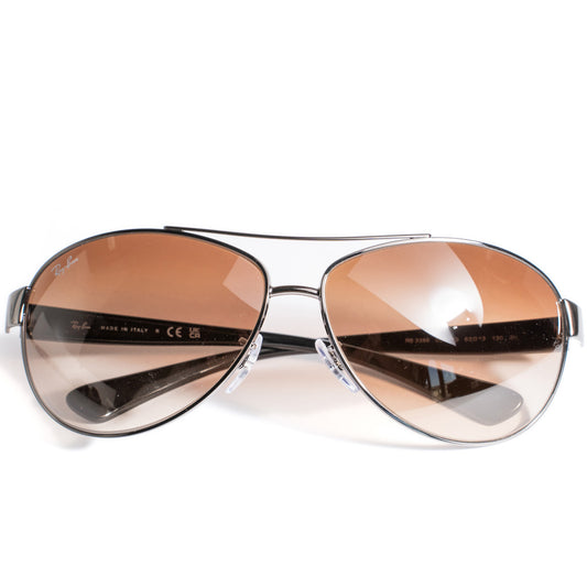 RayBan Pilot Sunglasses-Polished Gunmetal | Ray Ban | Sunglasses