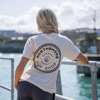 Checkered T-Shirt - Ivory | Northshore Surf Shop |