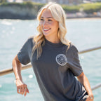 Checkered T-Shirt - Pepper | Northshore Surf Shop |