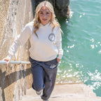 Checkered Hoody - Ivory | Northshore Surf Shop | Hooded Sweatshirt - Northshore Newquay - Surf/Skate