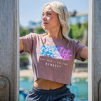 Girls 80’s Fade Crop T Shirt | Rose | Northshore Surf Shop | T Shirt