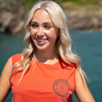 Girls Checkered Cropped Tank-Paprika | Northshore Surf Shop | Tank top - Northshore Newquay - Surf/Skate