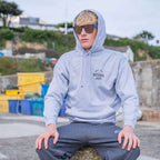 Classic Logo Hoodie | Heather Grey | Northshore Surf Shop | Hooded Sweatshirt - Northshore Newquay - Surf/Skate Shop