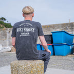 Classic Logo Organic Tee | Black Stone | Northshore Surf Shop | - Northshore Newquay - Surf/Skate