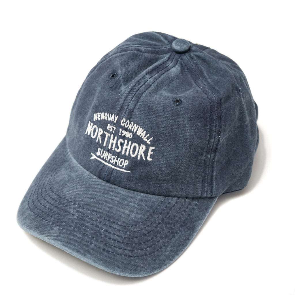 Core Logo Twill Baseball Cap-Navy Wash | Northshore Surf Shop | Cap - Northshore Newquay - Surf/Skate Shop