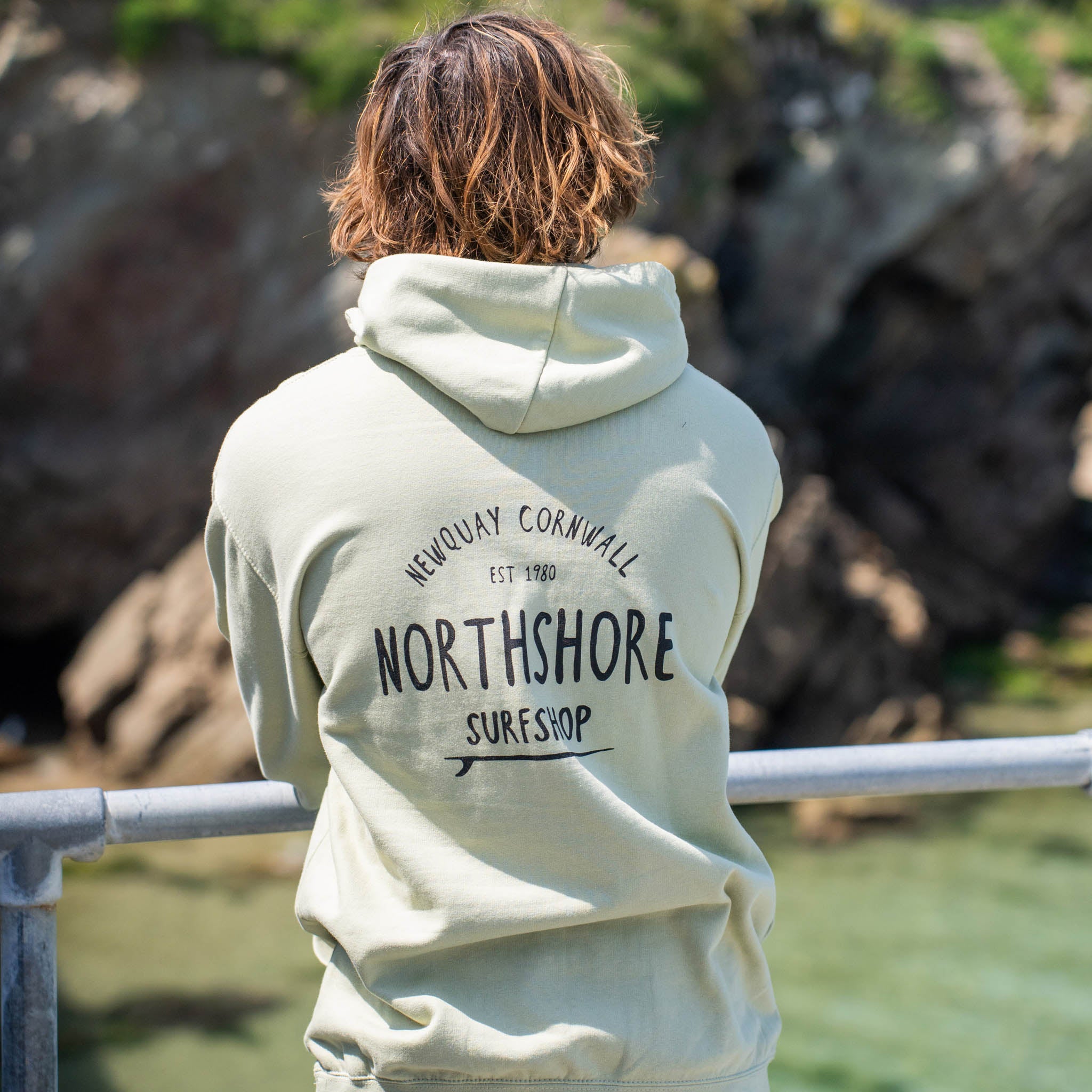 Classic Logo Hoodie | Pistachio | Northshore Surf Shop | Hooded Sweatshirt