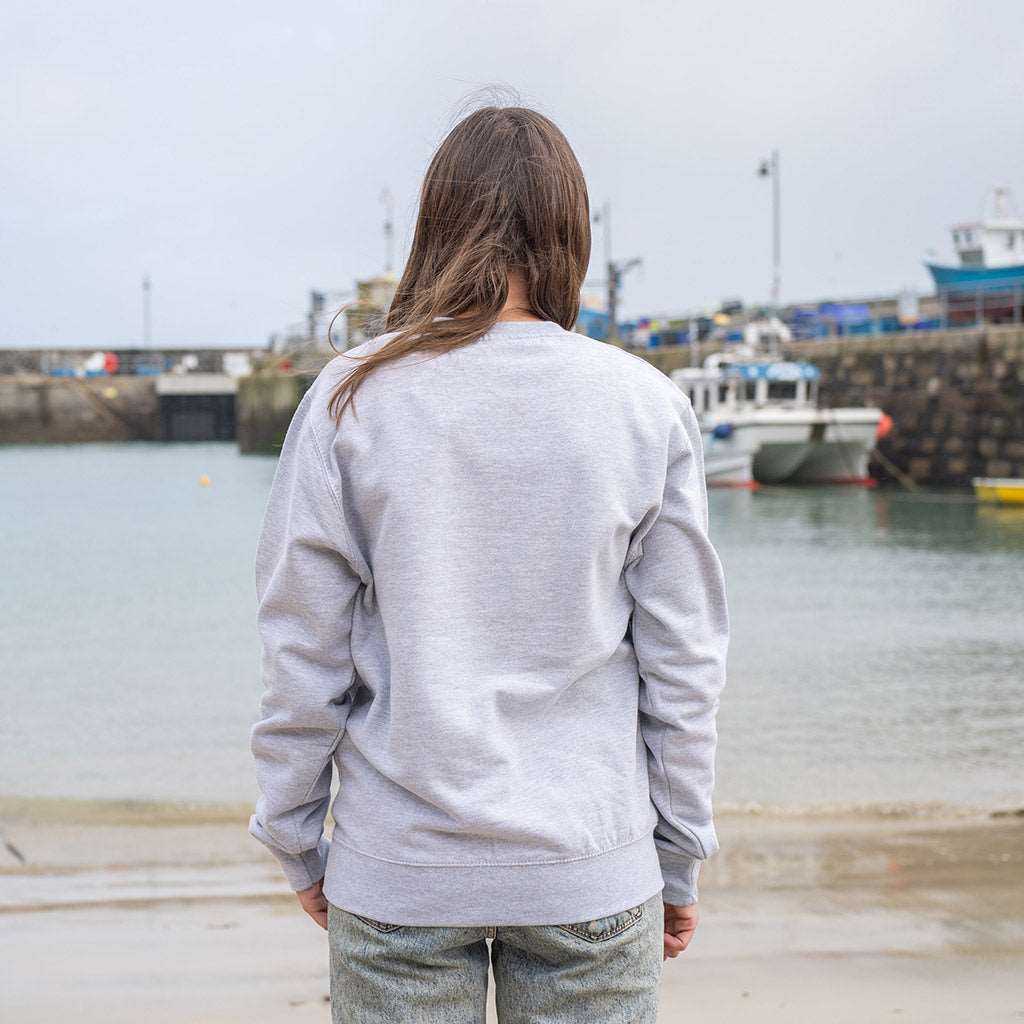 Classic Logo Crew | Heather Grey | Northshore Surf Shop | Sweatshirt