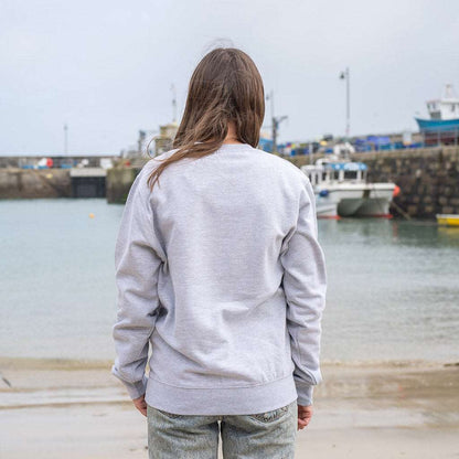 Classic Logo Crew | Heather Grey | Northshore Surf Shop | Sweatshirt