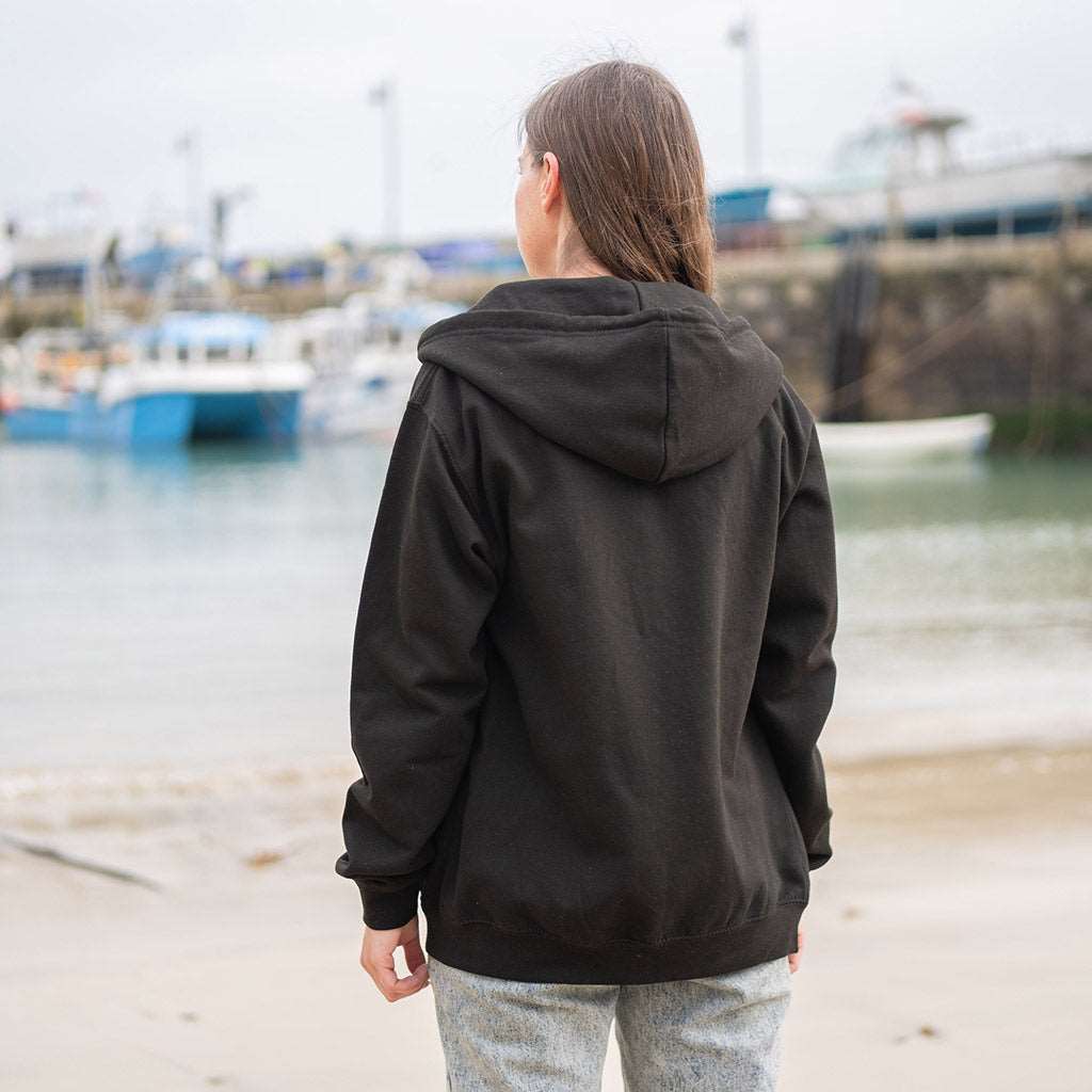 Classic Logo Zip Hoodie | Black | Northshore Surf Shop | - Northshore Newquay - Surf/Skate Shop