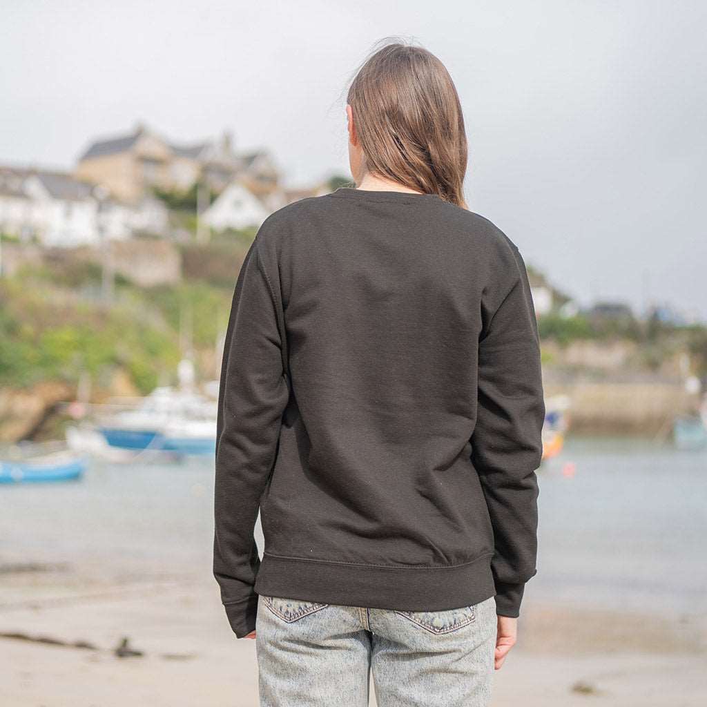 Classic Logo Crew | Black | Northshore Surf Shop | Sweatshirt - Northshore Newquay - Surf/Skate Shop
