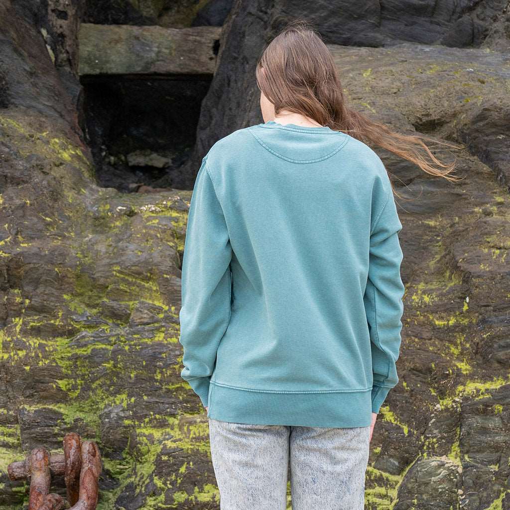 Classic Logo Crew | Hydro Green | Northshore Surf Shop | Sweatshirt - Northshore Newquay - Surf/Skate Shop