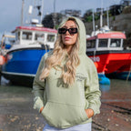 Classic Logo Hoodie | Pistachio | Northshore Surf Shop | Hooded Sweatshirt - Northshore Newquay - Surf/Skate