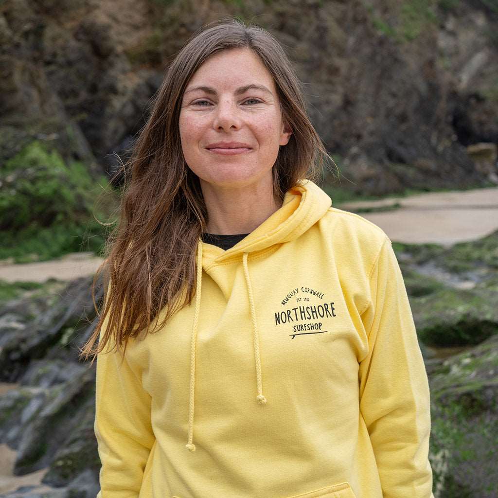 Classic Logo Hoodie | Sherbert Lemon | Northshore Surf Shop | Hooded Sweatshirt - Northshore Newquay - Surf/Skate Shop