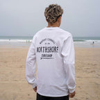 Classic Logo LS T Shirt |White | Northshore Surf Shop | Long Sleeve T Shirt