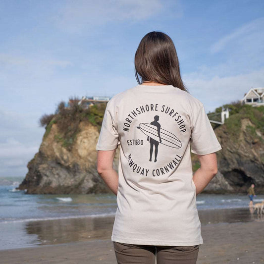 Heritage Organic Tee | Bone | Northshore Surf Shop | T Shirt