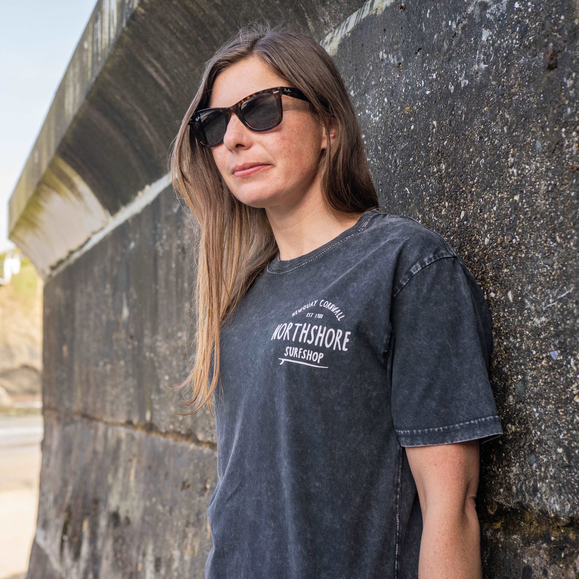 Classic Logo Organic Tee | Black Stone | Northshore Surf Shop |