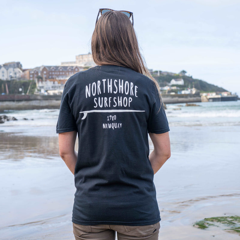 Classic Logo Organic Tee | Navy Stone | Northshore Surf Shop | - Northshore Newquay - Surf/Skate Shop