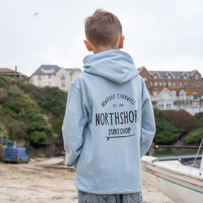 Kids Classic Logo Hoodie | Sky Blue | Northshore Surf Shop | Kids Clothing