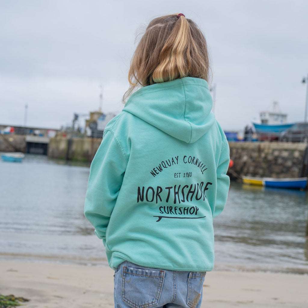 Mint green hoodie kids hotsell