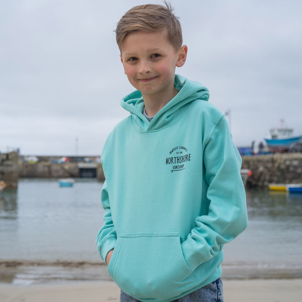 Kids Classic Logo Hoodie | Peppermint | Northshore Surf Shop | Kids Clothing - Northshore Newquay - Surf/Skate Shop