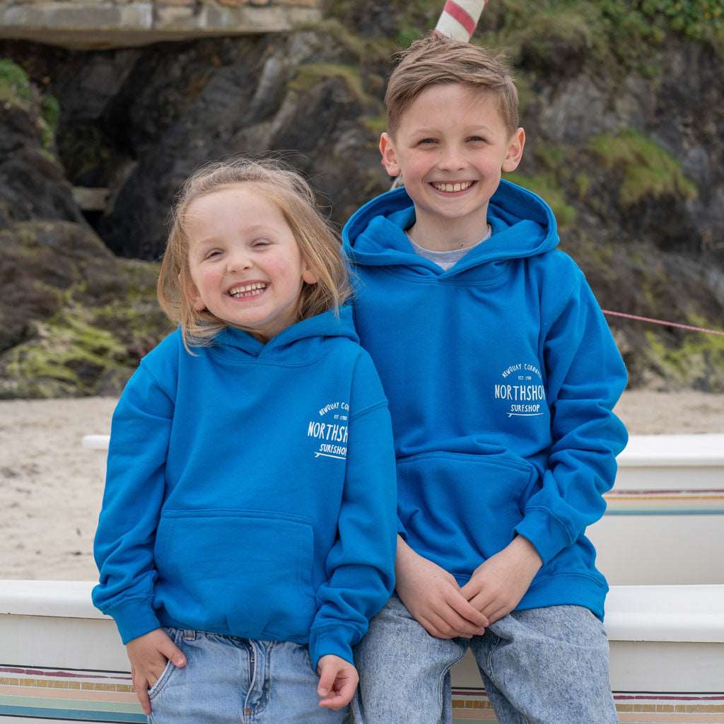 Kids Classic Logo Hoodie | Saphire | Northshore Surf Shop | - Northshore Newquay - Surf/Skate Shop