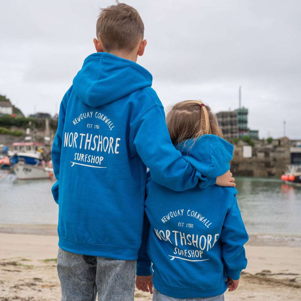 Kids Classic Logo Hoodie | Saphire | Northshore Surf Shop | - Northshore Newquay - Surf/Skate Shop