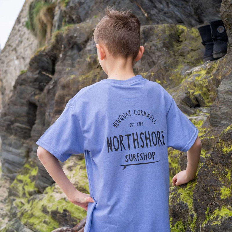 Kids Classic Logo Tee | Violet | Northshore Surf Shop | Kids Clothing - Northshore Newquay - Surf/Skate Shop