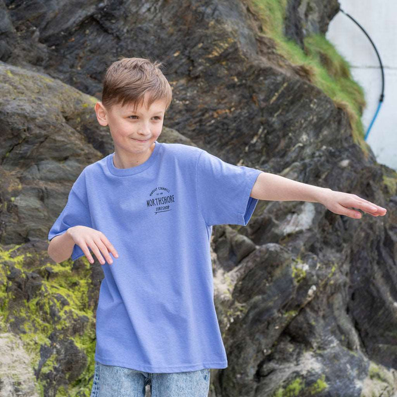 Kids Classic Logo Tee | Violet | Northshore Surf Shop | Kids Clothing - Northshore Newquay - Surf/Skate Shop