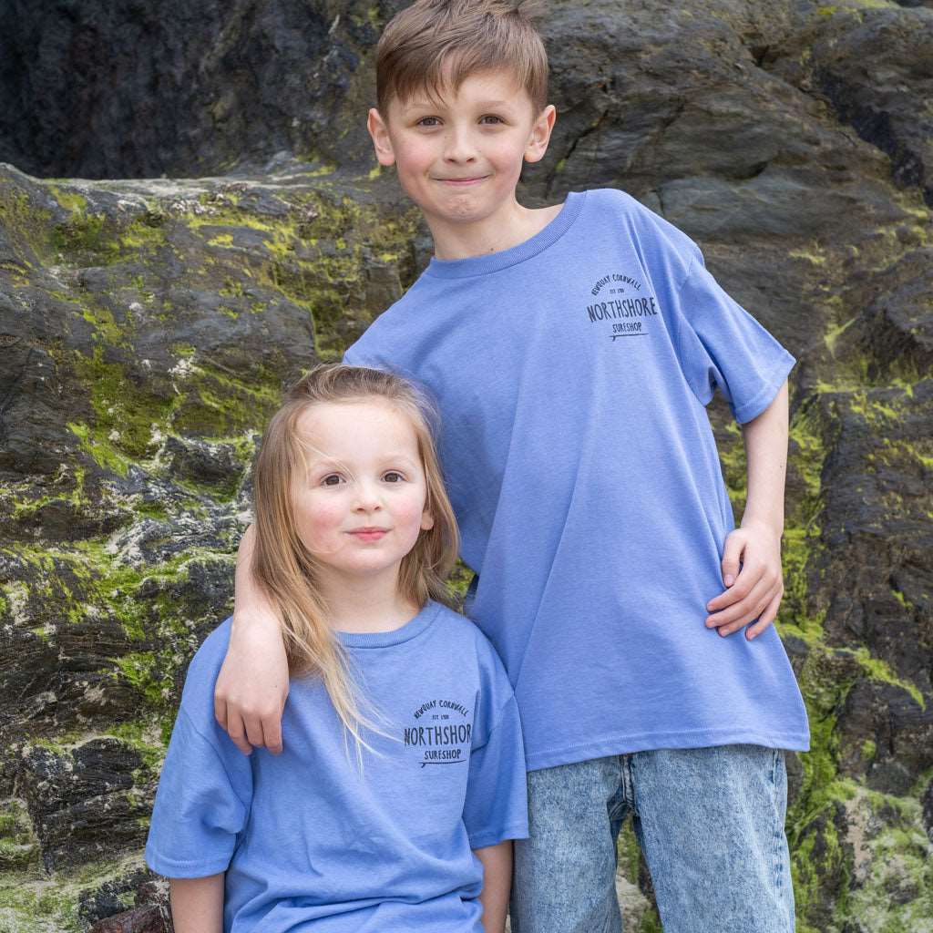 Kids Classic Logo Tee | Violet | Northshore Surf Shop | Kids Clothing - Northshore Newquay - Surf/Skate Shop