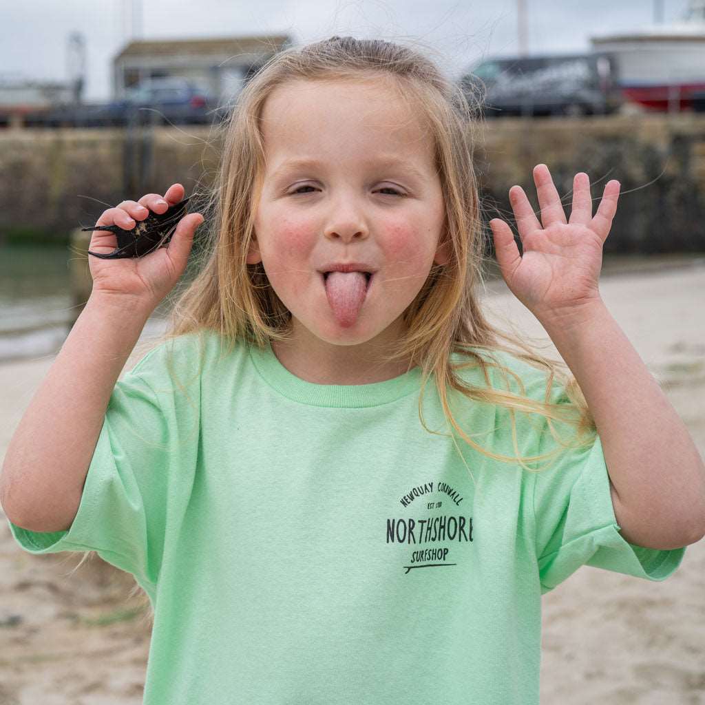 Kids Classic Logo Tee | Mint | Northshore Surf Shop | Kids Clothing - Northshore Newquay - Surf/Skate Shop