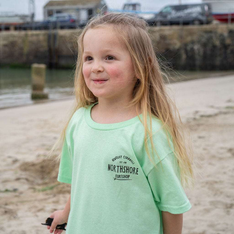 Kids Classic Logo Tee | Mint | Northshore Surf Shop | Kids Clothing - Northshore Newquay - Surf/Skate Shop