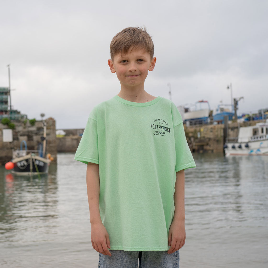 Kids Classic Logo Tee | Mint | Northshore Surf Shop | Kids Clothing