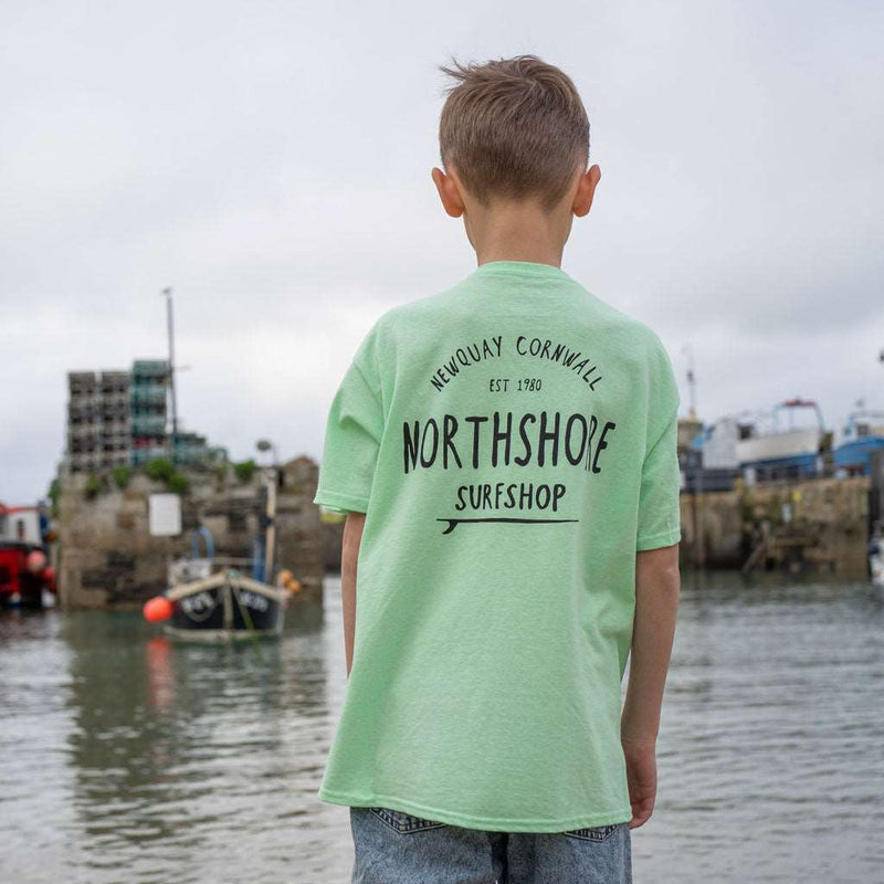 Kids Classic Logo Tee | Mint | Northshore Surf Shop | Kids Clothing - Northshore Newquay - Surf/Skate Shop