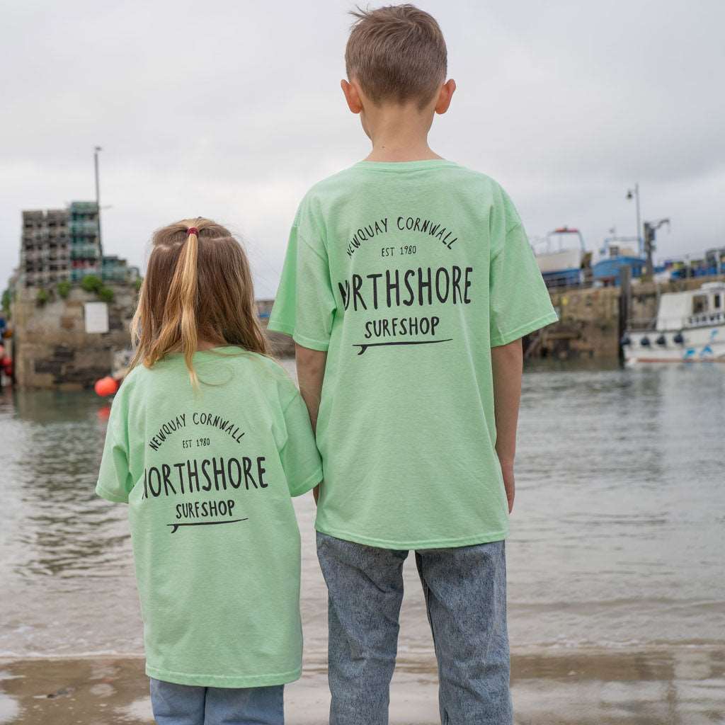 Kids Classic Logo Tee | Mint XL | Northshore Surf Shop | Kids Clothing - Northshore Newquay - Surf/Skate Shop