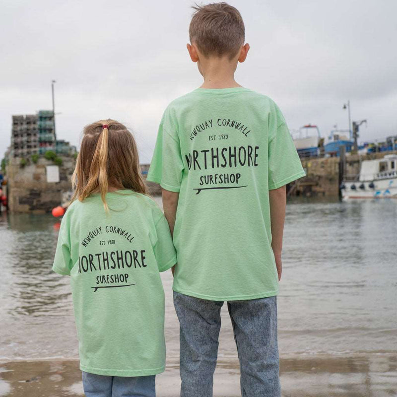 Kids Classic Logo Tee | Mint XL | Northshore Surf Shop | Kids Clothing - Northshore Newquay - Surf/Skate Shop