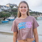 Girls 80’s Fade Crop T Shirt | Rose | Northshore Surf Shop | T Shirt