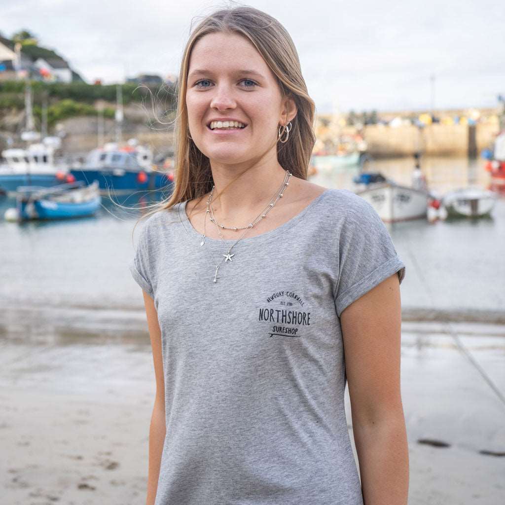 Girls T Shirt Dress | Grey | Northshore Surf Shop | Dress - Northshore Newquay - Surf/Skate Shop