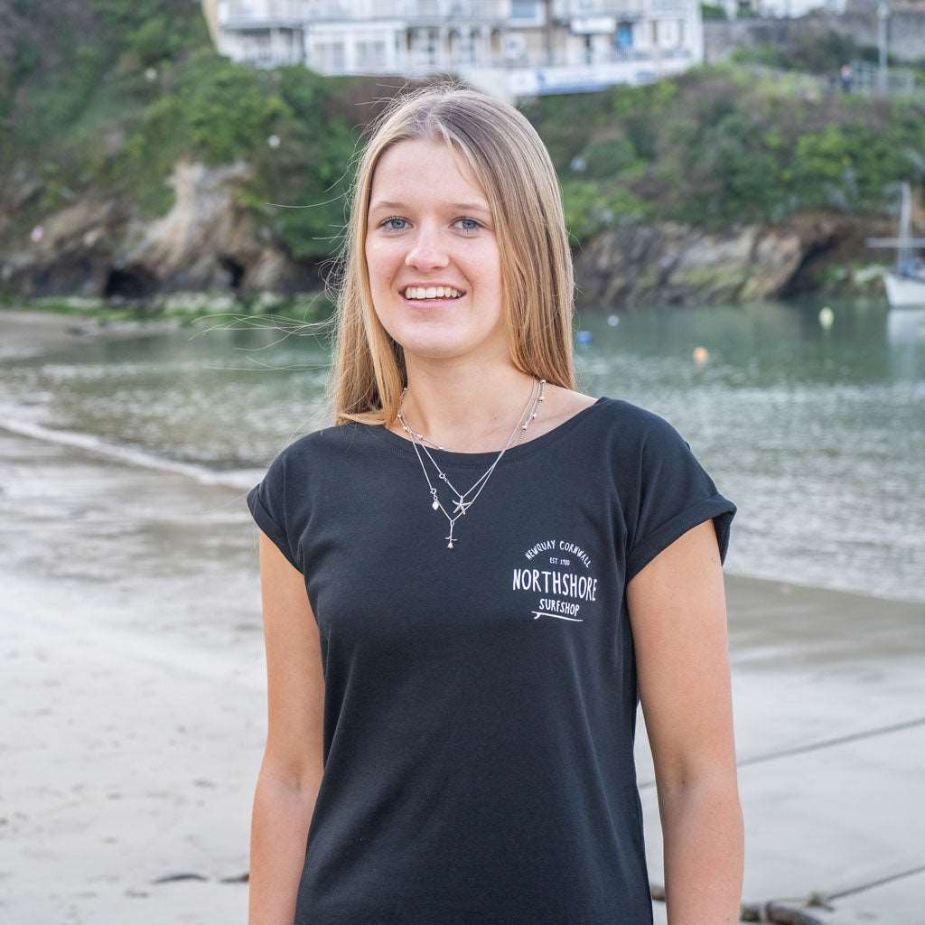 Girls T Shirt Dress | Black | Northshore Surf Shop | Dress - Northshore Newquay - Surf/Skate Shop