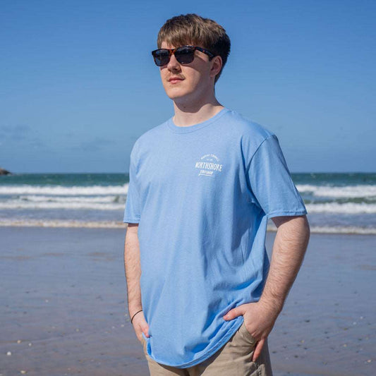 Classic Logo T Shirt | Light Blue | Northshore Surf Shop | T Shirt