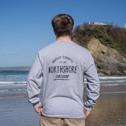 Classic Logo LS T Shirt | Sport Grey | Northshore Surf Shop | Long Sleeve T Shirt